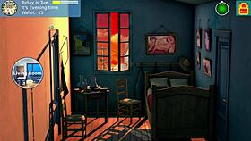 Public hentai monster fucks harem in outdoor game scene