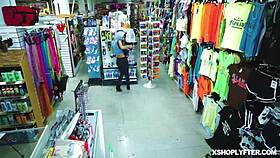 jane rogers redhead teen slut strips for billy boston's monster cock after shoplift bust!