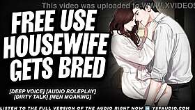 Housewife begs for free use breeding in erotic dirty talk audio