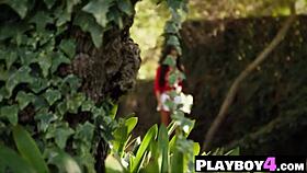 Long-Legged Asian Teen Bryiana Noelle Strips Lingerie to Naked Pussy Tease