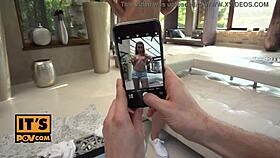 Raw Blonde Vyvan Hill Fucks Desperately for Cash