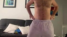 she kicks off a casual home dance show with close-up moves