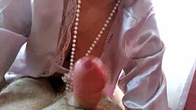 Mature Housewife Excels at Deepthroat Blowjob Ball Licking Teasing POV