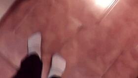 sexy frina milf showers big natural tits wet ass pussy close up filmed!