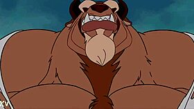 ever seen a beast's muscles bulge around throbbing cock growth