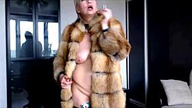 Cum hard all over my hot natural tits massage