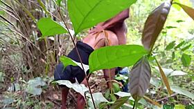 i slept with busty hairy stranger from the bush bent over doggystyle