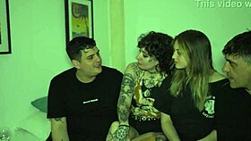 those lucky swingers bet big and gangbang hot Argentinian pornstars in wild orgy