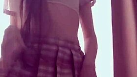 tiktok dance comp cutie juliaveil fishnets miniskirt innie pussy lips sexy outfits 🔥👗