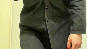 hijab arab secretary films steamy solo for boss's eyes only craving his attention