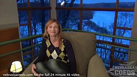 professor strips naked for porn casting interview