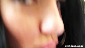 horny street hooker sucks big cock fucks outdoors pov cums for cash