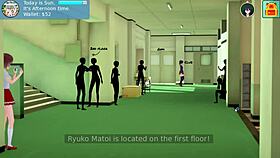 Public hentai monster fucks harem in outdoor game scene