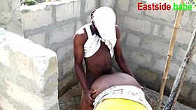 Ebony chubby babe come fuck me hard under the tank stand right here