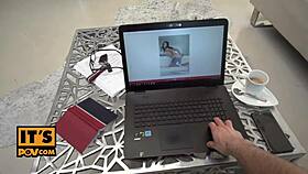 Raw Blonde Vyvan Hill Fucks Desperately for Cash