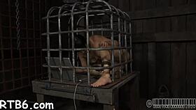 bound villain endures harsh caning and fucking