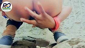 Hairy Desi Village Wife Removes Saree for Pussy Fingering