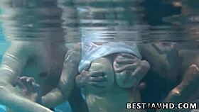 Japanese tramp slurps two hunks big cocks sloppy group jav uncensored