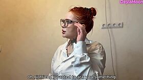 Sisters best friend in glasses dirty talks her way to rough first time big tits virginity loss