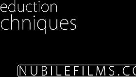 My first lesbian lick with petite blonde feels electric