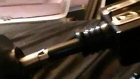 Pounding my powerful new sex machine relentlessly