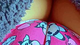 WOW! tiny latina teen's FIRST VIBRATOR shakes her wet pussy!