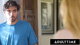 virgin, watch stepmom Sarah Vandella teach big tits pussy licking first