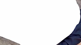 horny babe gets pounded standing in dark alley after hours!