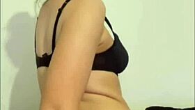 slutty british girlfriend masturbates with dildo pov horny!