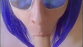 mature mom deepthroats 8-inch uncut cock and gulps all cum