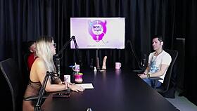 blonde strips hot in swinger house party