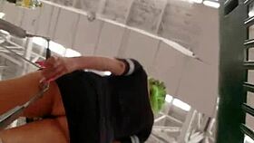 Latina Culona Shakes Massive Big Ass in Supermarket Aisle