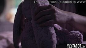 big ass chubby brunette teen seduces and rides huge cock boyfriend