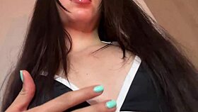 Beautiful colombian streamer fingers juicy wet pussy in dorm 😍🔥💦