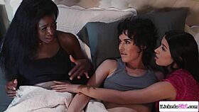 Girlfriend and I Fuck Her Big Tits Ebony Best Friend Hard?