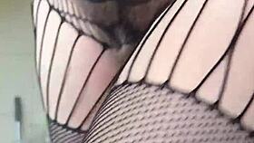 Fetish Workout With Fishnets And Fitness Milf