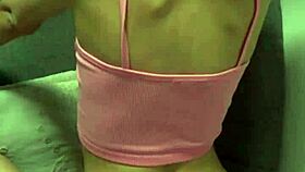 POV BURYING Dick DEEP in Petite 18+ CANDIE CROSS' TINY Hips POUNDING DOGGY