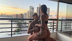 What a Steamy Cowgirl Fuck at Sunset Feels So Damn Delicious!