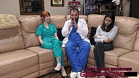 tampa university exam? ditria rose spreads pierced tits moaning in latex