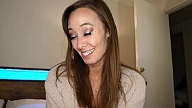 Sexy asian christy love bends over doggystyle for big black cock creampie after catching you watching