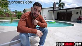 Cuck hubby watches wife hook up with stranger on vacation