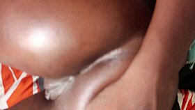 MILF TAKES BIG BLACK COCK DEEP IN ASS DURING THREESOME