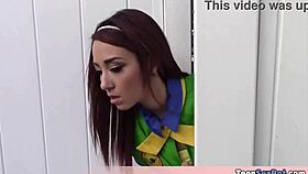 fuck yeah cute petite teen sells tight pussy with cookies!