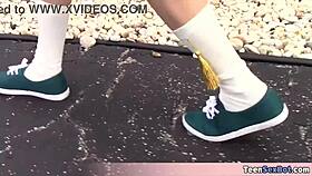 fuck yeah cute petite teen sells tight pussy with cookies!