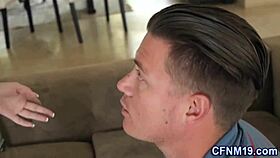 clothed girl gets amateur monster cock pounding hard