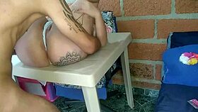 chubby colombian takes extreme anal creampie gaping rough doggystyle