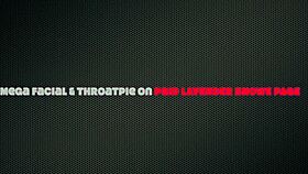 Beautiful goth doll throatpie facial after prone facefuck