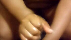 BBW Hands Grip Monster Black Cock Tightly