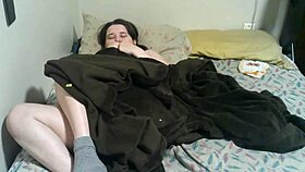 Chubby backstage peeper caught masturbating softly with messed up audio take one~ 😢