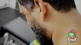 instead of working out, this big ass bbw teen sits on old man's huge cock for rough orgasm ride